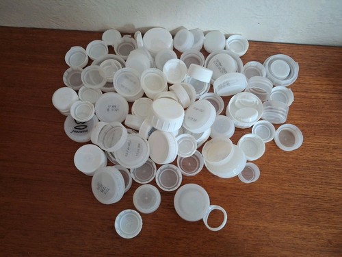 100 mixed white plastic - mixed, bottle
