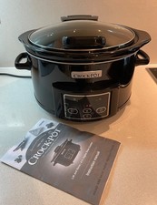 Crock-Pot 4.7L Lift and Serve Digital Slow Cooker SCS052. Excellent Condition