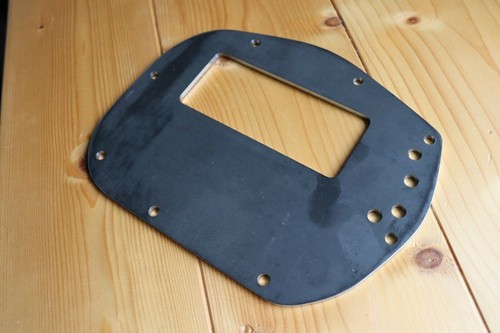 Front diff strengthening plate - front,