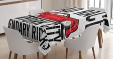 Car Tablecloth Vintage Sports