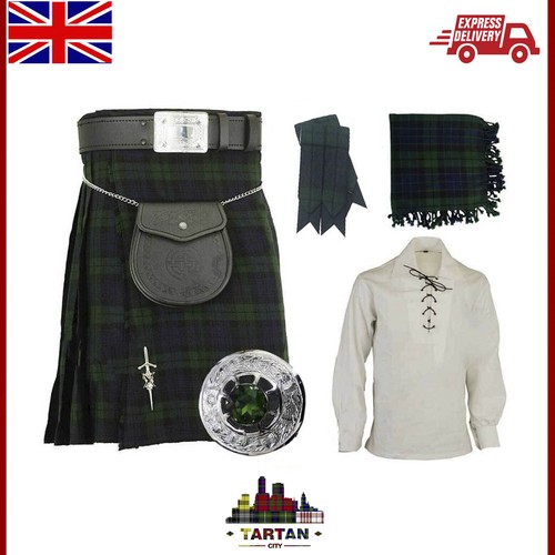 Men black watch tartan - "men’s,