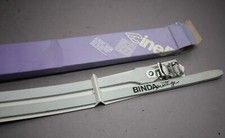 Rare NOS Cinelli Binda Prestige Leather Pedal Straps by Alfredo Binda White NIB