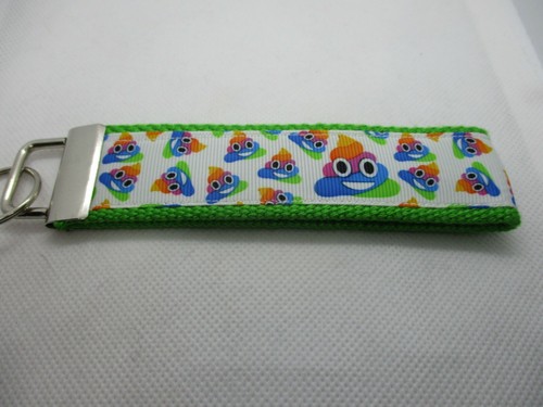 Rainbow poop emoji ribbon - poop,
