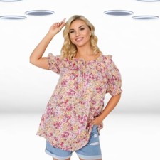 Ex Women's Plus Size Ditsy