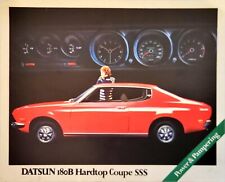 Datsun 180B Hardtop Coupe SSS Brochure 1972