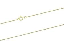 Gold Chain 22 inch 9ct Yellow Gold 0.5mm Diamond Cut Curb Chain 22"/55cm