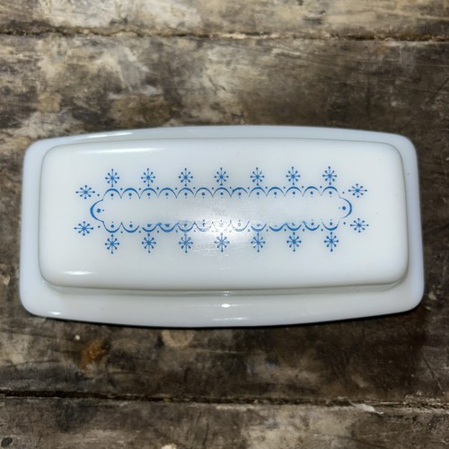 Vintage pyrex butter dish - butter,