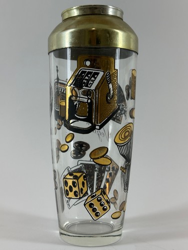 Cocktail shaker las vegas gold - shaker,