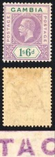 Gambia SG98a 1/6 SPLIT A M/M Cat 700 pounds