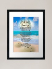 FootPrints In the Sand Framed