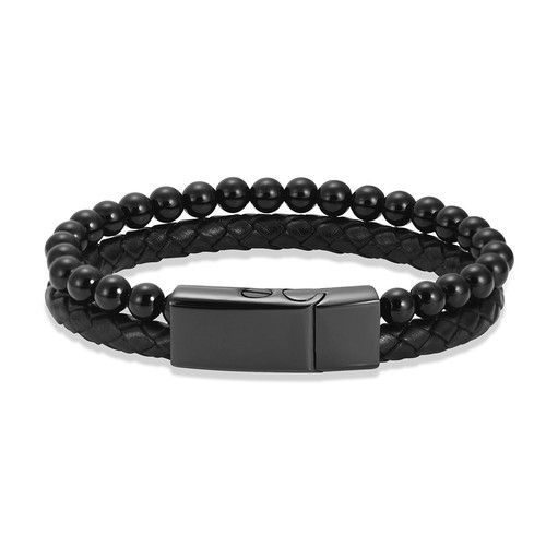Lava stone urn bracelet - lava,