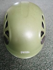 Petzl Elios Climbing Helmet Size 1 (48-56cm). Green. Used. Free UK postage.