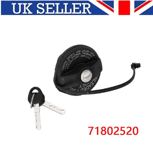 Locking petrol filler cap with - locking,