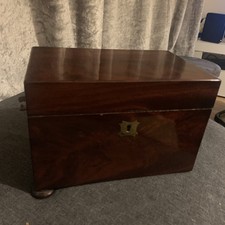 Antique Tea Caddy, Rosewood
