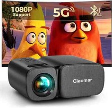 Giaomar C11 Mini Projector 1080P WiFi Bluetooth Home Cinema 7500 Lumens