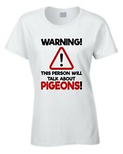 Pigeons Womens T-Shirt Pet Bird Racing Homer Cool Animal Lover Hobby Gift Idea
