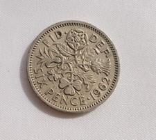 1962 Sixpence (6d) ~