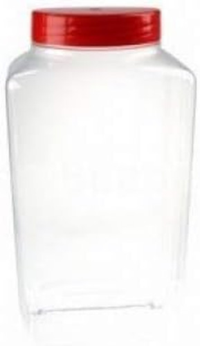 Empty new plastic sweet - empty, jar
