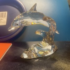 Swarovski Crystal Dolphin On a