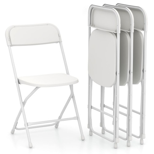 Costway 4pack metal folding - 4pack,