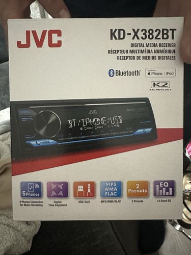 Brand new jvc car radio - new,