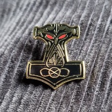 Thor's Hammer Mjolnir badge -