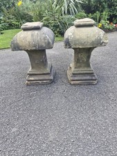 Antique Sandstone Gate Finials