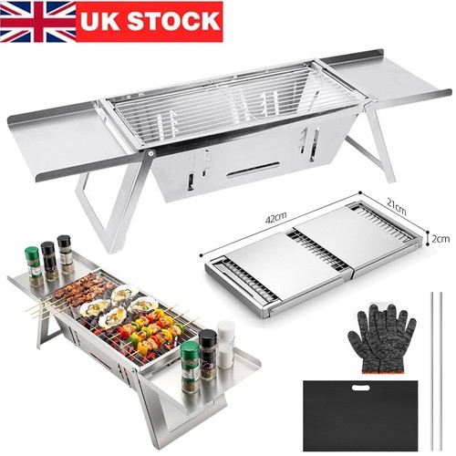 Portable folding bbq - folding,