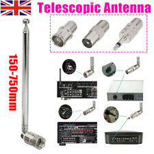 7-Section Telescopic DAB Radio Aerial Antenna FM Aerial Indoor Antenna F Type UK