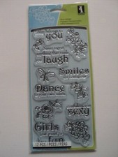 INKADINKADO CLEAR STAMPS - THOUGHTS FOR THE DAY BNIP *LOOK*