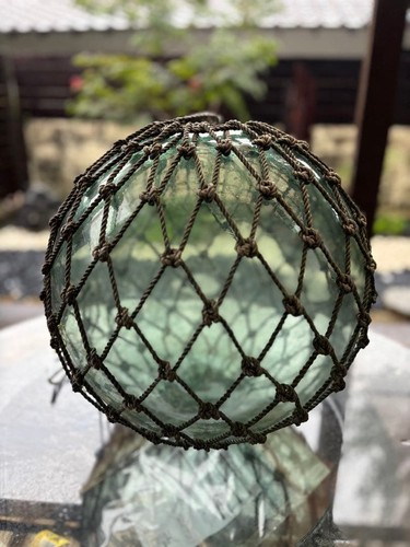 Japanese glass fishing float - japanese,