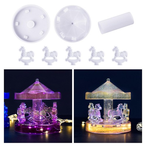 Carousel diy silicone mold - silicone,