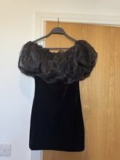 Zara Black Voluminous Velvet