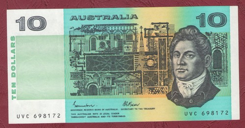 Australian paper banknote - paper,
