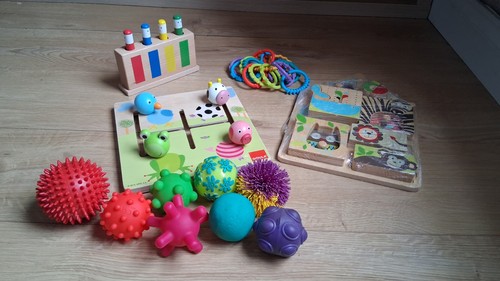 Wooden sensory toy - wooden,