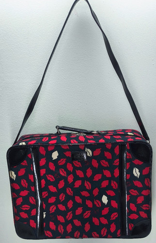 Lulu guinness black red lips - &,