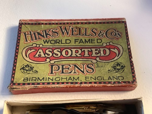 Hinks wells assorted pens box - wells,