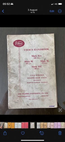 Villiers user handbook - user`s,