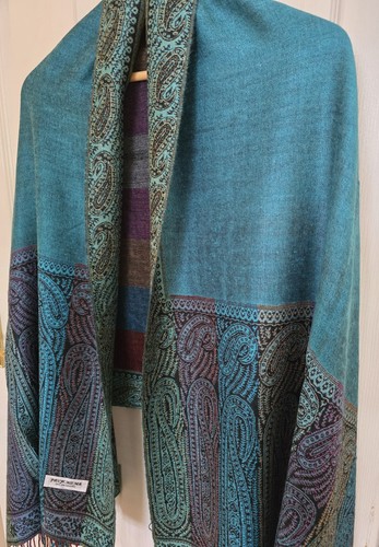 Teal turquoise double - turquoise, sided