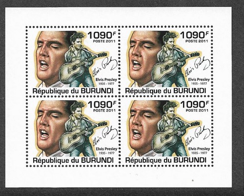 Elvis presley stamp - presley, sheet