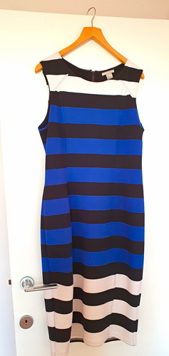Striped shift dress - striped,