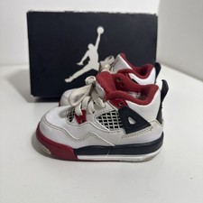 Nike Air Jordan 4 IV Retro Fire Red White 2012 |308500-110 TD Size 4C