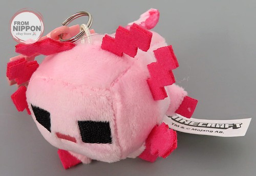 Keychain axolotl - axolotl, (pink)