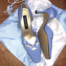 Ladies Jacques Vert Shoes Size 4/37.Brand New Unused In Pretty  Embroidered Bag.