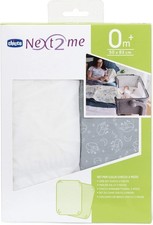Chicco Next2Me Sheets (pack of 2), Grey Fox | 2 Count (Pack 1), 