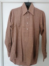 Bonart Mens Shirt Size 14.5 Collar 20 inches arm pit to arm pit 