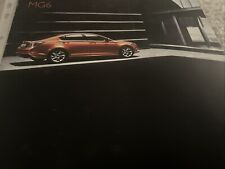 The MG6 MG 6 Range Original Car Sales Brochure Collectible 6 Page