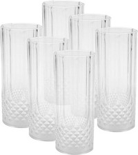 6 x Crystal Effect Drinking