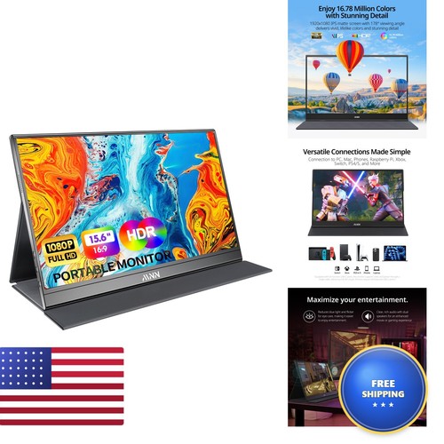 Mnn portable monitor 6inch - monitor, 15.6inch