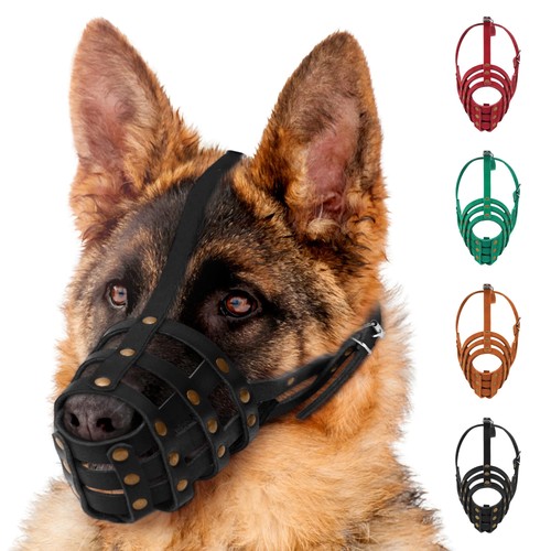 Murom leather dog muzzle - murom,